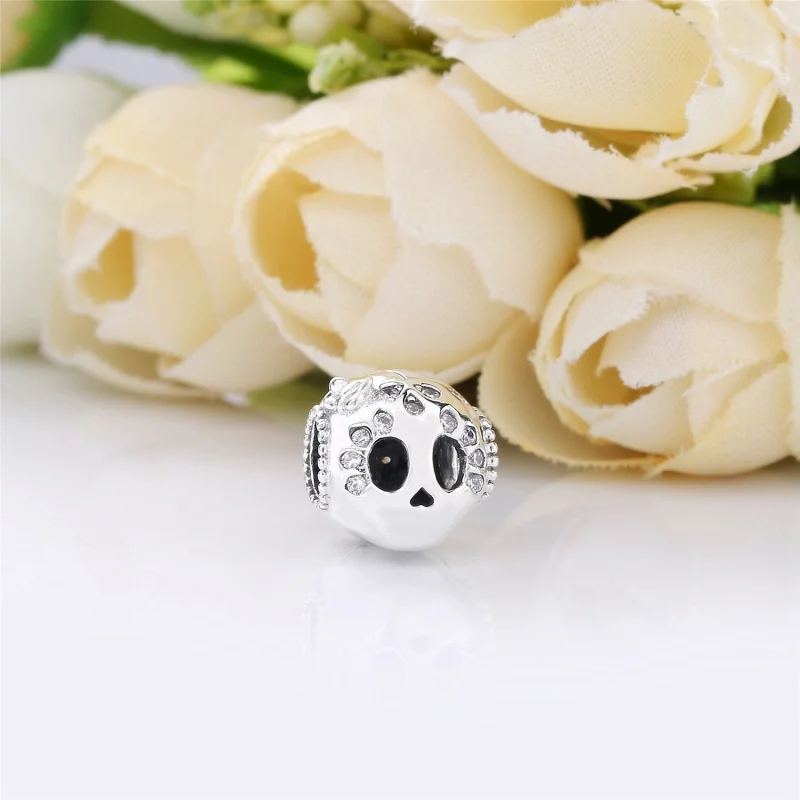(image for) PANDORA Sparkling Skull Charm - 797866CZ - View 2