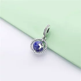 PANDORA Spinning Globe Dangle Charm - 798021CZ PANDORA Spinning Globe Dangle Charm - 798021CZ