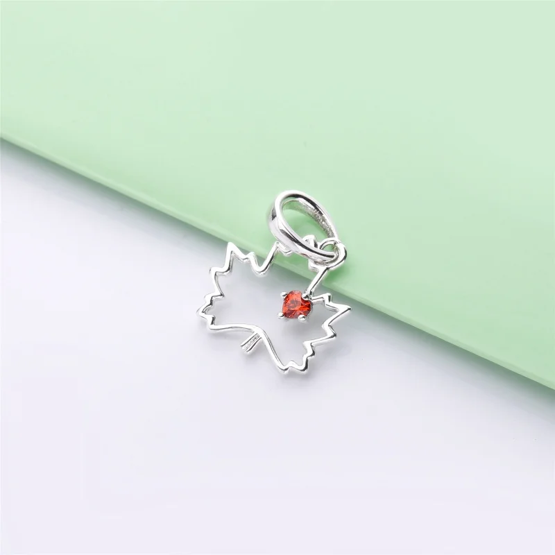 (image for) PANDORA Symbol of Canada Necklace - 398026CZR-45 - View 2