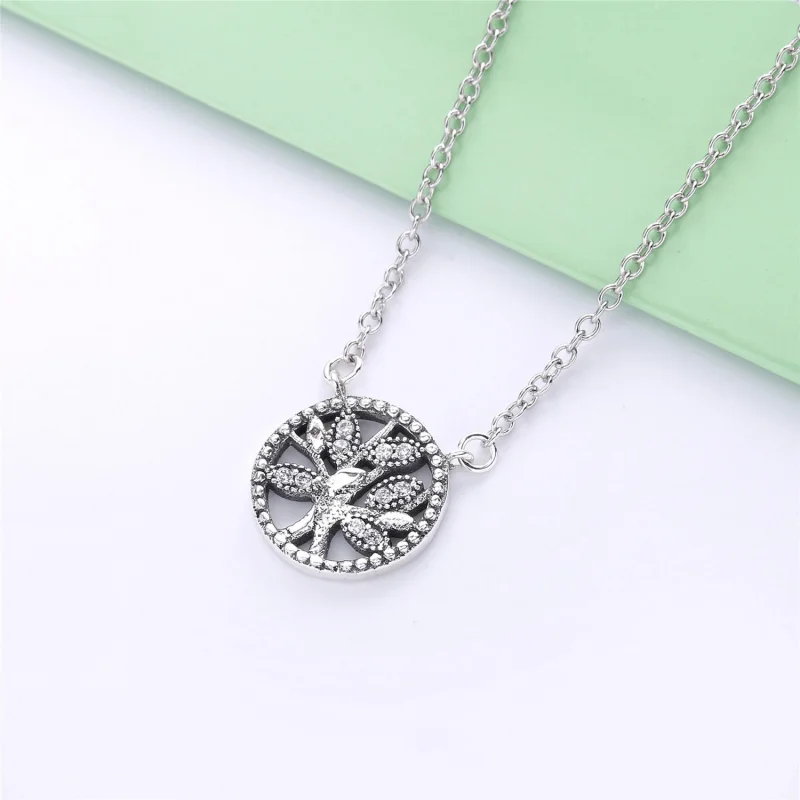 (image for) Pandora Tree of Life Necklace - 397780CZ - View 2
