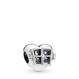 PANDORA Window Heart Charm - 798006EN63