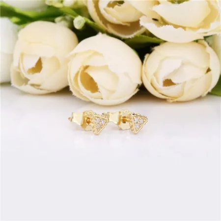 Sparkling Triangles Stud Earrings, Pandora Shine™ - 268030CZ