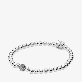 Beads & Pavé Bracelet - 598342CZ Beads & Pavé Bracelet - 598342CZ