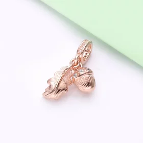PANDORA Acorn Leaf Dangle Charm - 788248CZ PANDORA Acorn Leaf Dangle Charm - 788248CZ