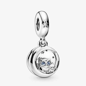 (image for) PANDORA Always by Your Side Owl Dangle Charm - 798398NBCB