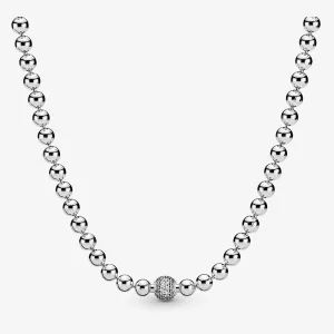 (image for) PANDORA Beads Pave Necklace - 398565C01