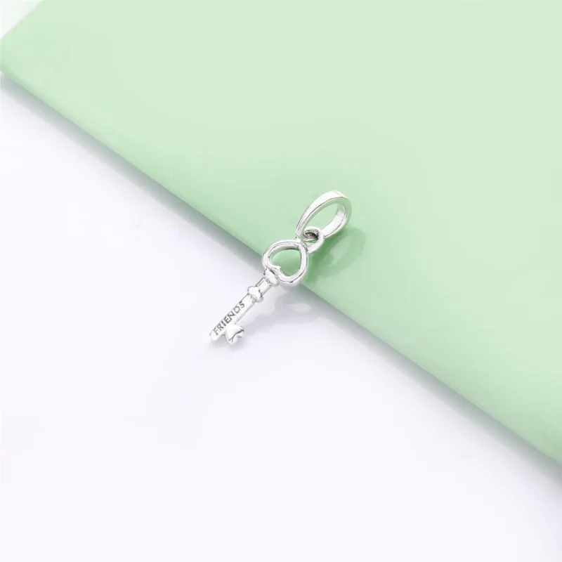 (image for) PANDORA Best Friends Heart Key Pendant - 398130 - View 2