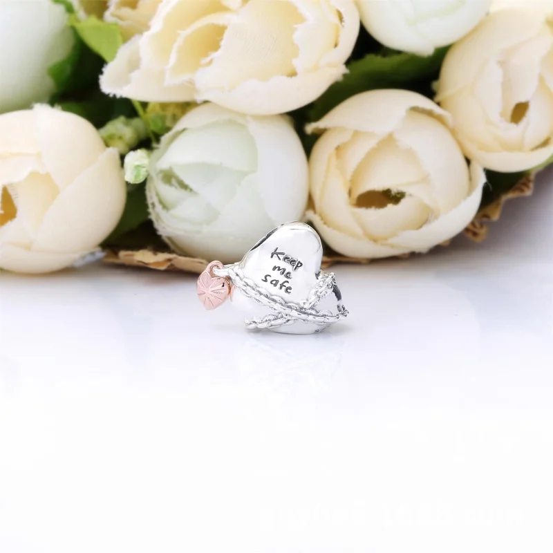 (image for) PANDORA Chained Heart Charm - 788344 - View 2