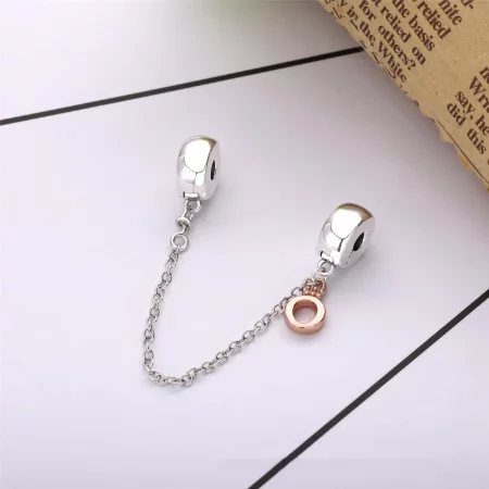 PANDORA Dangling Crown O Safety Chain Charm - 788313