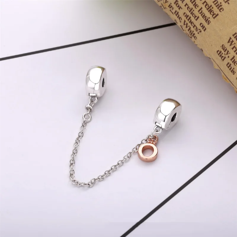 (image for) PANDORA Dangling Crown O Safety Chain Charm - 788313 - View 4