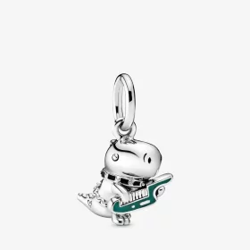 PANDORA Dino The Dinosaur Punk Band Dangle Charm - 798297ENMX PANDORA Dino The Dinosaur Punk Band Dangle Charm - 798297ENMX