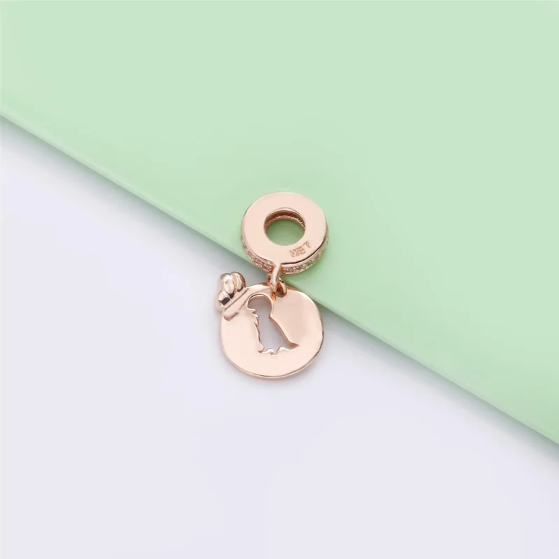 (image for) PANDORA Dinosaur Butterfly Friendship Dangle Charm - 788180CZ - View 4