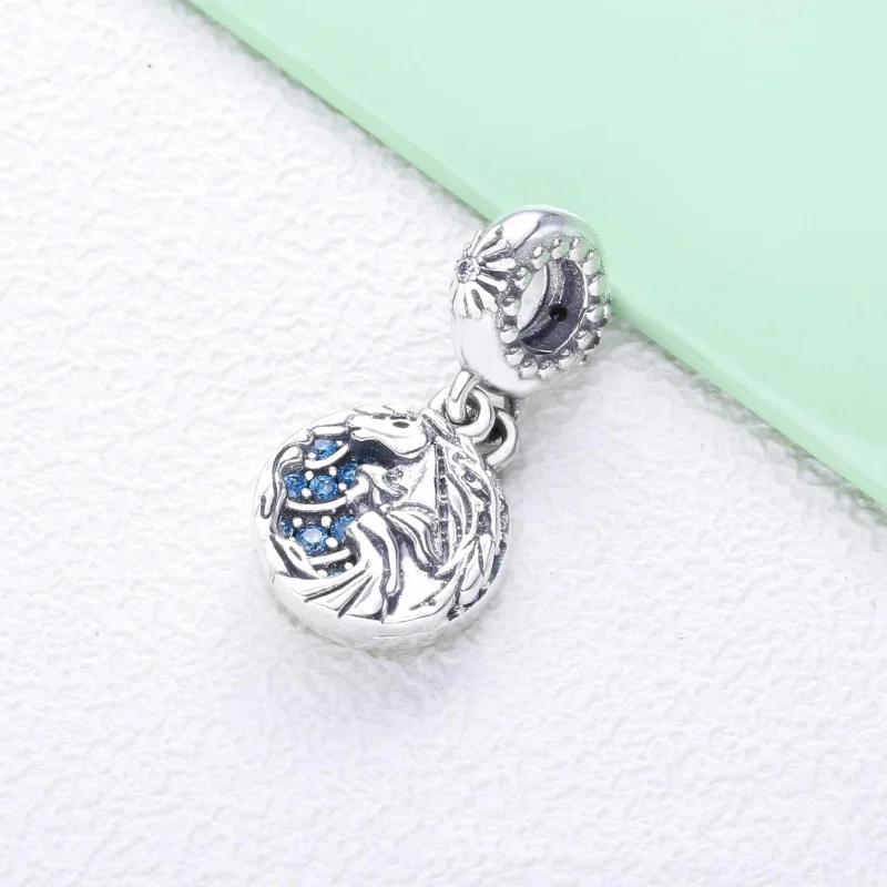 (image for) PANDORA Disney Frozen Elsa Nokk Dangle Charm - 798456C01 - View 2