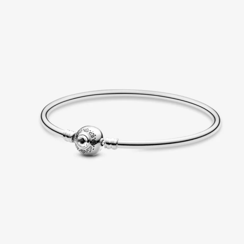 (image for) PANDORA Disney, Princess Jasmine & Aladdin Bangle Bracelet - 598037CZ - Product Image