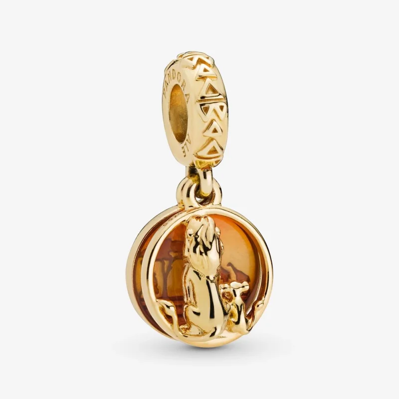 (image for) PANDORA Disney Simba and Mufasa Lion King Dangle - 768262ENMX - Product Image