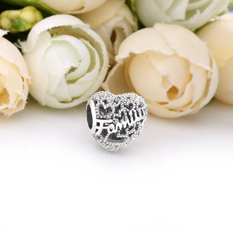(image for) PANDORA Family Heart Charm - 798571C00 - View 2