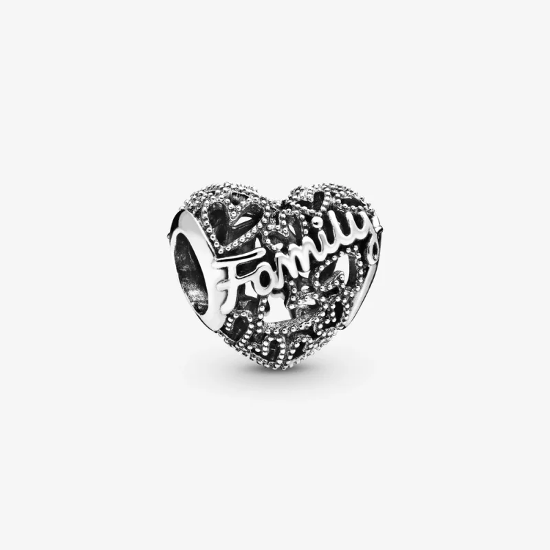 (image for) PANDORA Family Heart Charm - 798571C00 - Product Image