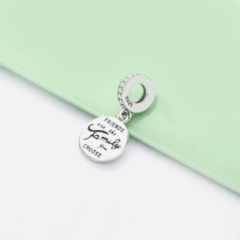 (image for) PANDORA Friends Are Family Dangle Charm - 798124EN16 - View 4