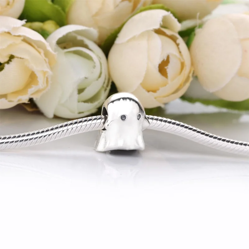 (image for) Pandora Friends Boo the Ghost Enamel Charm - 798340EN16 - View 3