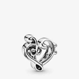 PANDORA Heart Treble Clef Charm - 798346 (image for) PANDORA Heart Treble Clef Charm - 798346