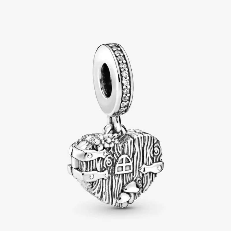 (image for) PANDORA Home Sweet Heart Dangle Charm - 798284CZ - Product Image