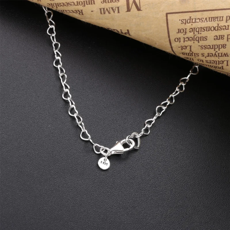 (image for) PANDORA Joined Hearts Necklace - 397961 - View 4