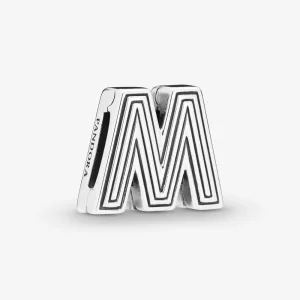 (image for) PANDORA Letter M Clip Charm - 798209