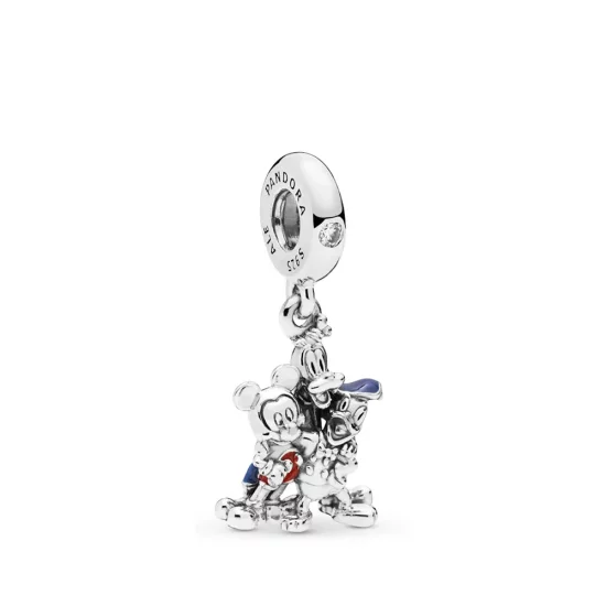 PANDORA Mickey Mouse and Donald Duck Pendant - P-D-2717