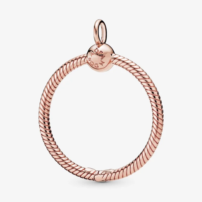 (image for) Pandora Moments Rose Gold Large O Pendant - PJ-00637B - Product Image