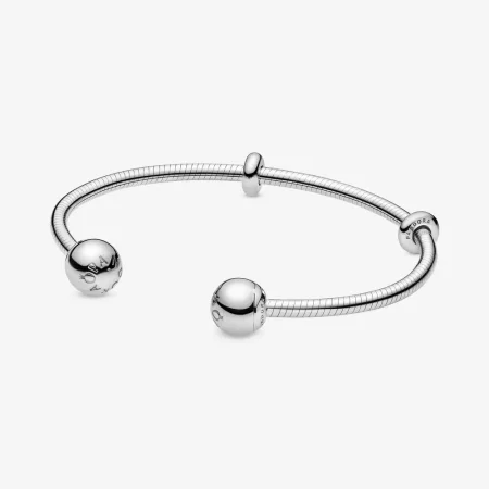 Pandora Moments Snake Chain Style Open Bangle - 598291 Pandora Moments Snake Chain Style Open Bangle - 598291