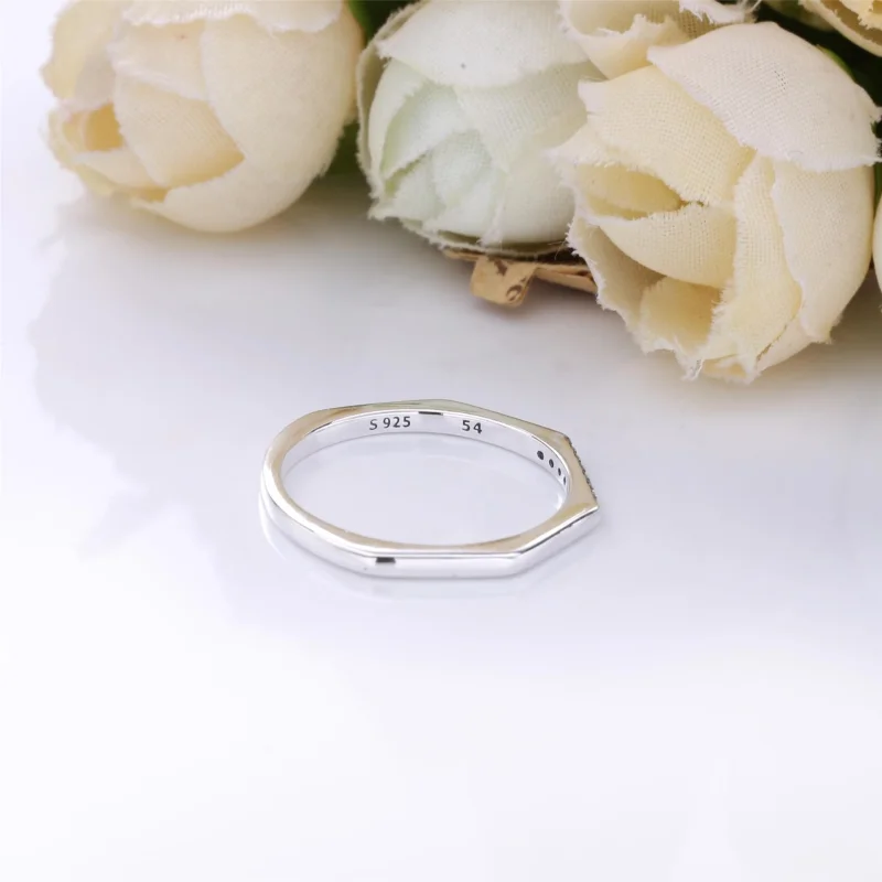 (image for) PANDORA Multifaceted Ring - 198343CZ - View 2