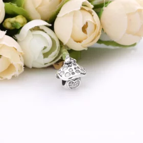PANDORA Mushroom Frog Charm - 798558C00 PANDORA Mushroom Frog Charm - 798558C00