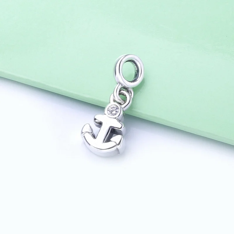 (image for) PANDORA My Anchor Micro Dangle Charm - 798393CZ - View 2