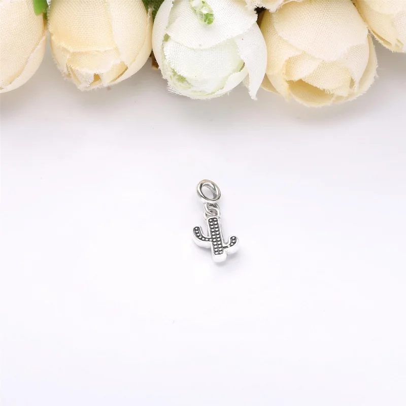(image for) PANDORA My Lovely Cactus Micro Dangle Charm - 798372NRG - View 2