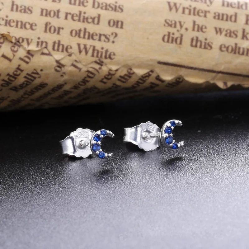 (image for) PANDORA My Moon Single Stud Earring - 298534C01 - View 2