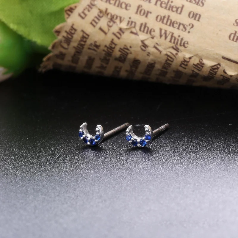 (image for) PANDORA My Moon Single Stud Earring - 298534C01 - View 3