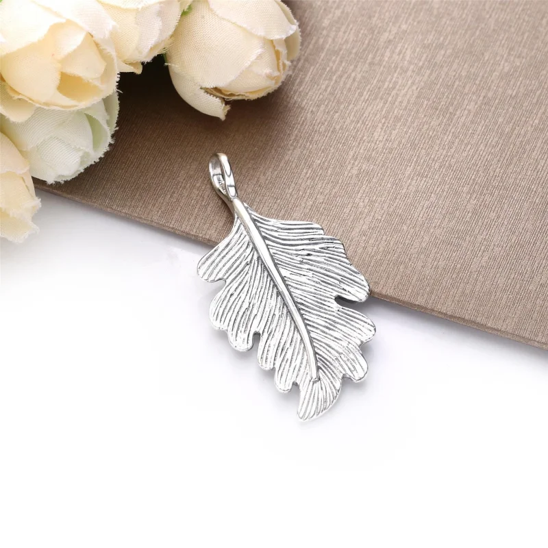 (image for) PANDORA Oak Leaf Necklace - 398254-70 - View 3