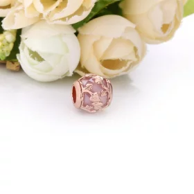 PANDORA Pink Decorative Leaves Charm - 788238SSP PANDORA Pink Decorative Leaves Charm - 788238SSP