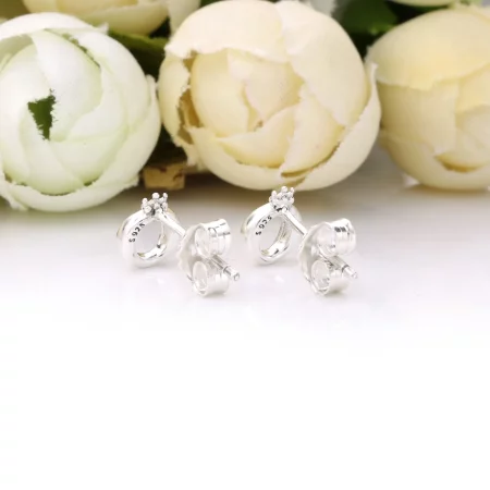 PANDORA Polished Crown O Stud Earrings - 298295