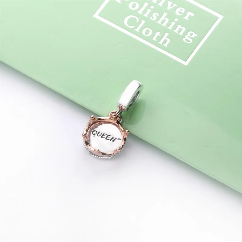 (image for) PANDORA Queen & Regal Crown Dangle Charm - 788255 - View 2