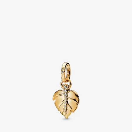 PANDORA Shining Leaf Pendant - 368251CZ