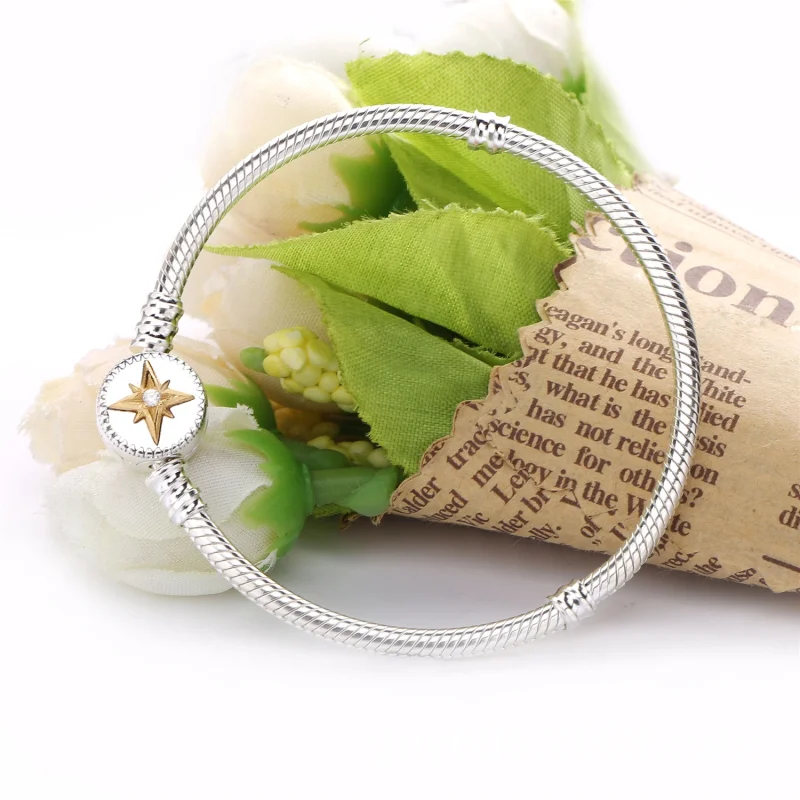 (image for) Pandora Silver Love Compass Chain Bracelets - 598538C01_P - View 3