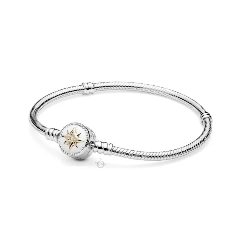 (image for) Pandora Silver Love Compass Chain Bracelets - 598538C01_P - Product Image