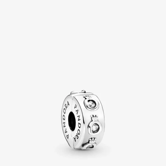 PANDORA Sparkling Crown O Clip Charm - 798326CZ