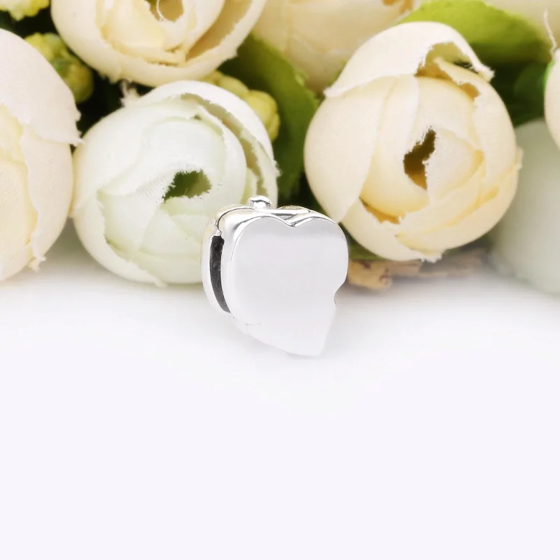 (image for) PANDORA Sparkling Leaf Clip Charm - 798293CZ - View 3