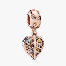 PANDORA Sparkling Leaves Dangle Charm - 788247CZ PANDORA Sparkling Leaves Dangle Charm - 788247CZ