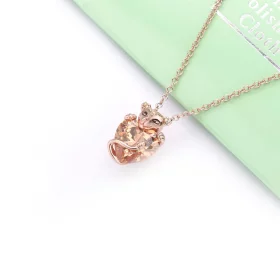 PANDORA Sparkling Lioness Heart Pendant Necklace - 388068CZM PANDORA Sparkling Lioness Heart Pendant Necklace - 388068CZM