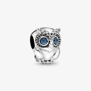 (image for) PANDORA Sparkling Owl Charm - 798397NBCB