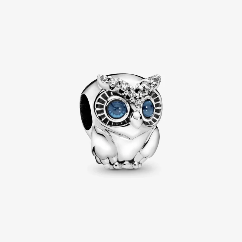 (image for) PANDORA Sparkling Owl Charm - 798397NBCB - Product Image