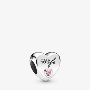 (image for) PANDORA Wife Love Heart Charm - 798249PCZ